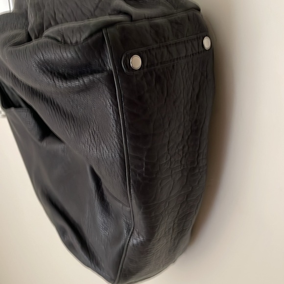Black Leather Boho Bag - Picture 7 of 8